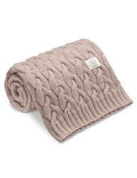 Yosoy Koc dziany 100% merino wool warkocz cocoa milk