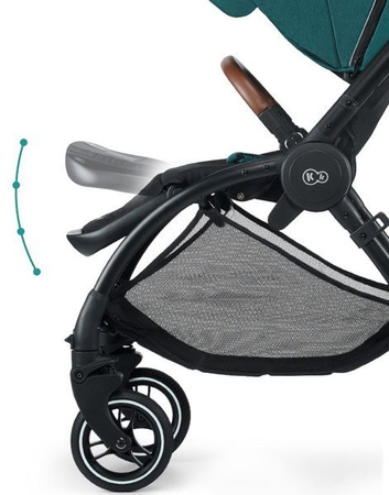 Kinderkraft Evolution Wózek Spacerowy + Cocoon  Midnight Green