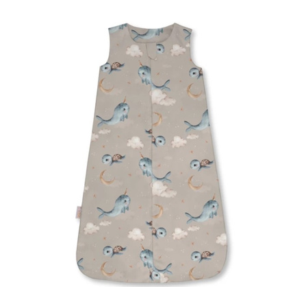 Waldin Śpiworek 1.5 TOG Wieloryb Ciemno Beżowy Rozmiar M