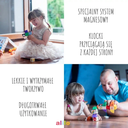 Alilo Klocki Magnetyczne Matematyka 30 el