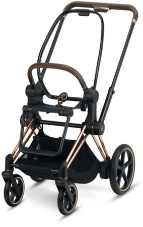 Cybex e-Priam 4.0 Rama ze Stelażem Siedziska + Gondola Wózek Głęboki Spring Blossom Light