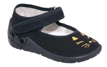 Zetpol Kapcie Dziewczęce Marlena Czarne Rozmiar 19