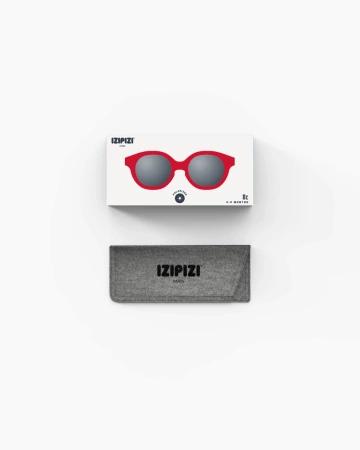 IZIPIZI Okulary Przeciwsłoneczne dla Dzieci 0-9 msc Red C