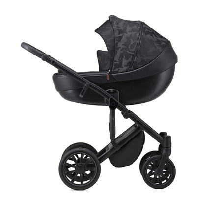 Anex M/Type Special Edition Wózek Głęboko-Spacerowy Hide + Cybex Aton B2 i-Size Fotelik Samochodowy 0-13kg + Baza One Volcano Black