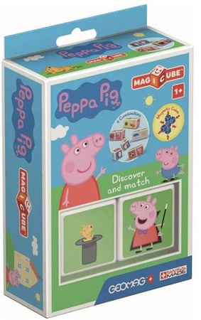 MAGICUBE Klocki Magnetyczne Peppa  Discover  Match