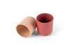 Dantoy TINY BIObased Kubek dla dzieci 2 szt Nude/Ruby Red
