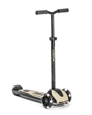 Scootandride Highwaykick 5 LED Hulajnoga Składana Ze Świecącymi Kółkami 5+  Ash