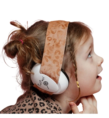 EciPeci Słuchawki Wygłuszające Panterka Brązowa