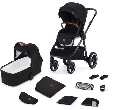 Kinderkraft Everyday Wózek Wielofunkcyjny 2w1 Black