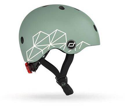 Scootandride Kask XXS-S Dla dzieci 1-5 Lat  Green Lines