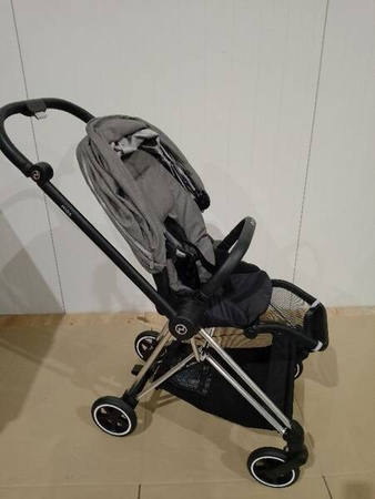 Cybex Mios Wózek Spacerowy 2.0 Tapicerka Siedziska Manhattan Grey Plus
