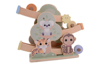 Joueco The Wildies Family Drewniana rampa drzewo i 3 koła