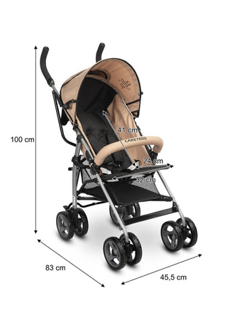 Caretero Alfa Wózek Spacerowy Navy