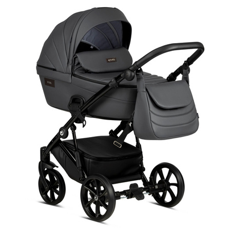 Tutis Viva 4 Leather Wózek Głęboko-Spacerowy 087 Shadow Grey