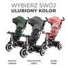 Kinderkraft Aston Rowerek Trójkołowy Spacerówka Mystic Green