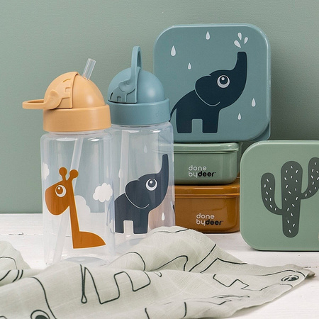 Done by Deer Bidon Dla Dziecka Happy Raffi Mustard 350ml