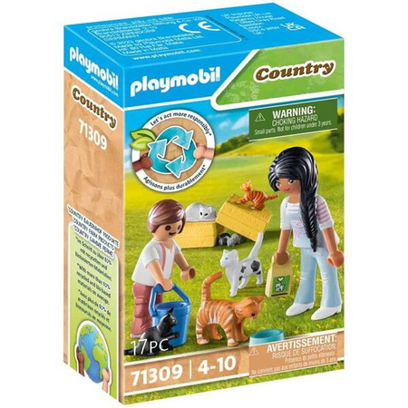 Playmobil Zestaw Figurek Country Rodzina Kotków