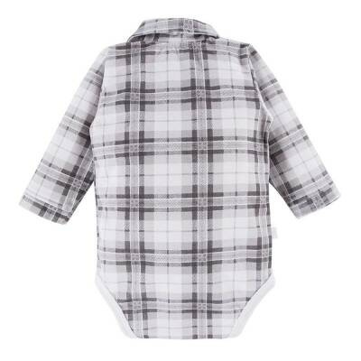 Eevi Body Ceremony z  Kołnierzykiem w Szarą Kratkę 80cm