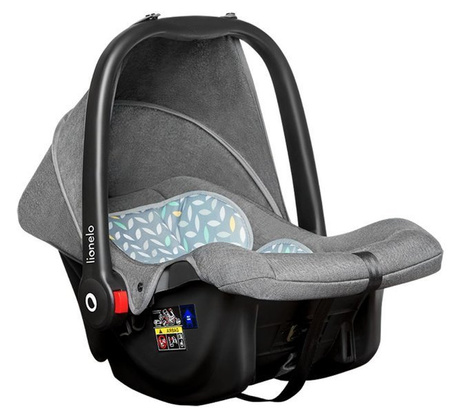 Lionelo Noa Plus Fotelik Samochodowy 0-13kg Grey Scandi