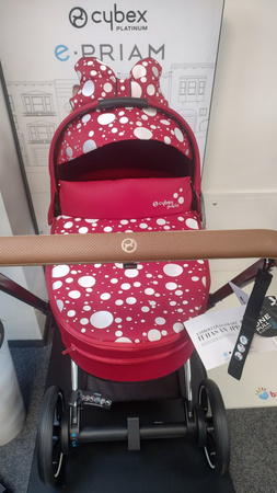 [OUTLET] Cybex e-Priam 4.0 Rama ze Stelażem Siedziska + Gondola Wózek Głęboki Petticoat by Jeremy Scott