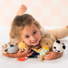 Taf Toys Miś Brendon – przytulanka sensoryczna z liściem–gryzakiem dla niemowląt
