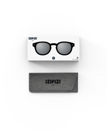 IZIPIZI Okulary Przeciwsłoneczne dla Dzieci 5-10 lat Black C