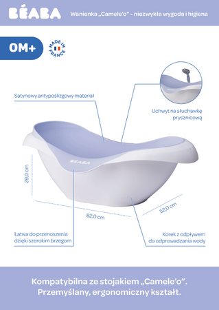 POS marketing fiszka A5 do stojaka/wanienki Beaba