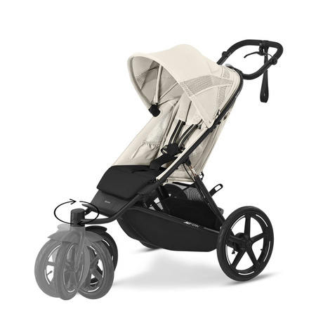 Cybex Avi Spin Wózek Głęboko-Spacerowy / Biegowy Seashell Beige