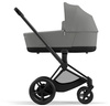 Cybex e-Priam 4.0 Rama ze Stelażem Siedziska + Gondola Wózek Głęboki Soho Grey