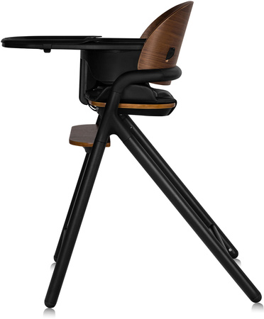 Lionelo Celia - krzesełko do karmienia rosnące z dzieckiem | Black Wood