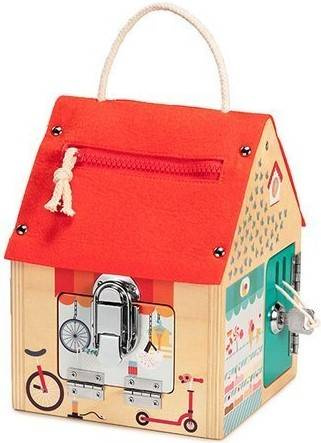 Lilliputiens Drewniany Domek Manipulacyjny Z Zamkami Lisek Włamywacz 3 Lata+