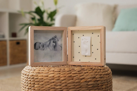 Petit Artichaut Podwójna Ramka Na Odcisk I Zdjęcie Serca