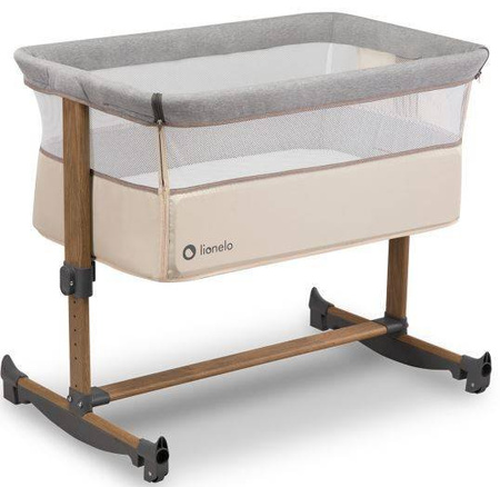 Lionelo Leonie Łóżeczko Dostawne Turystyczne  Sand Beige