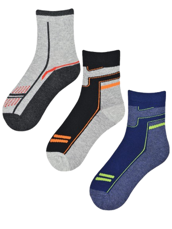 Noviti  Skarpety Bawełniane Wzorzyste Chłopięce Rozmiar 35-38 Mix