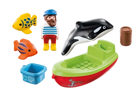 Playmobil 70183 Marynarz z łodzią rybacką