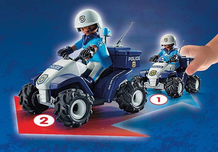 Playmobile 71092 Policyjny Speed Quad