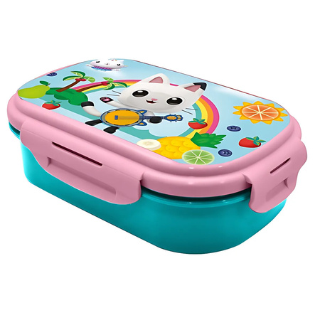 Kids Euroswan Lunchbox Ze Sztućcami - Koci Domek Gabi