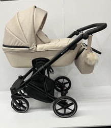 [OUTLET] Adamex Lumi Air Wózek Głeboko-Spacerowy PS-33 LUMI TK-20 ST. CZ. PL. CZ. (materiał tkanina)