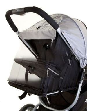 Valco Snap Duo Wózek Spacerowy Bliźniaczy Dove Grey
