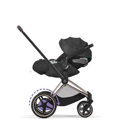 Cybex e-Priam 3.0 Rama w Zestawie ze Stelażem Siedziska Rosegold