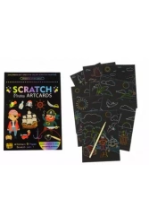 LeanToys Zdrapywanka kolorowanka Piraci