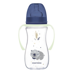 Canpol Babies EasyStart Butelka Antykolkowa 300ml Sleepy Koala 35/238 Niebieska