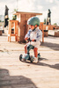 Scootandride Highwaykick 1 Jeździk i Hulajnoga 2w1 1-5 Lat + Scootandride Kask Dla Dzieci S-M Steel