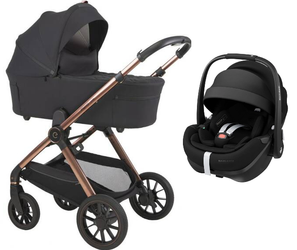 Espiro Code Wózek Głęboko-Spacerowy + Maxi-Cosi Pebble 360 Pro2 Fotelik Samochodowy