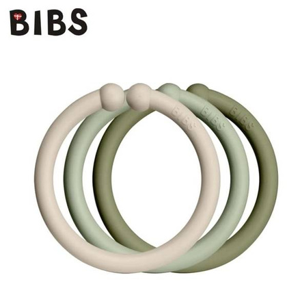 Bibs Loops Multifunkcyjne Ogniwa 12szt. Vanilla & Sage & Olive