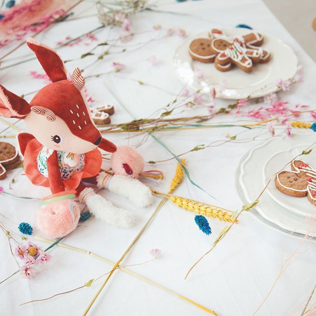 LILLIPUTIENS Przytulanka aktywizująca wielofunkcyjna Sarenka Stella 9 m+