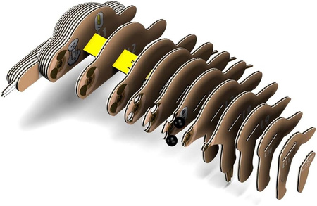 Eugy Eko 3D Układanka Leniwiec