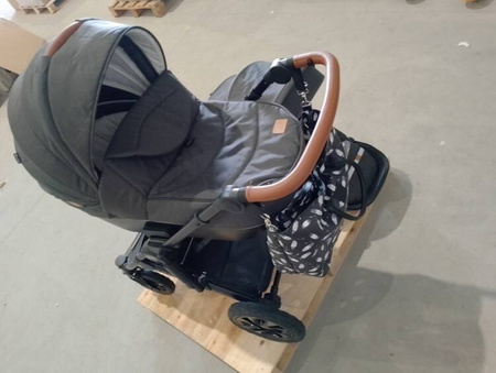 [OUTLET] Kinderkraft Prime Wózek Głęboko-Spacerowy 2w1 + Mommy Bag Black