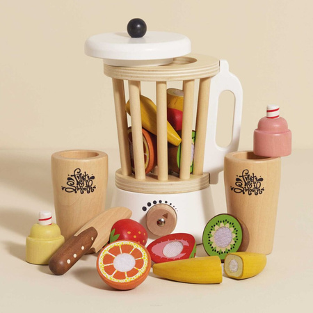 Le Toy Van Drewniany Blender + Zestaw Owoców Fruit & Smooth
