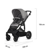 Kinderkraft Prime Lite Wózek Głęboko-spacerowy 2w1 07 Gray